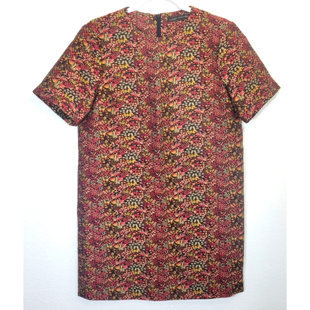 Zara Women's Oriental Print Mini Dress